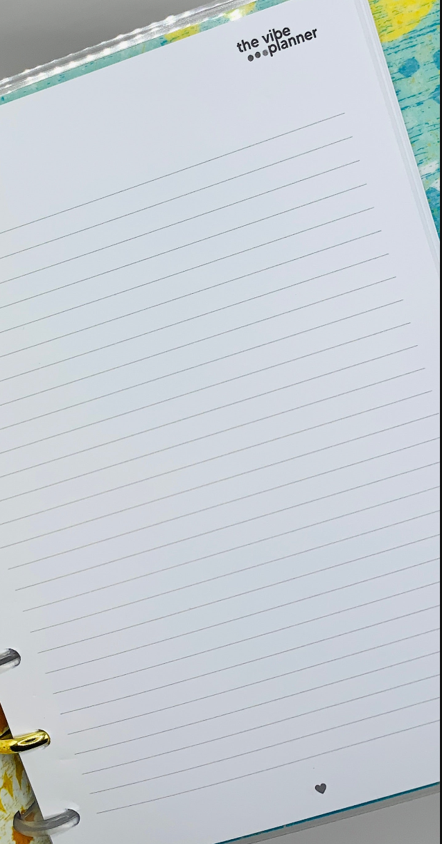 NOTEBOOK - Vegan Leather Agenda - The Vibe Planner