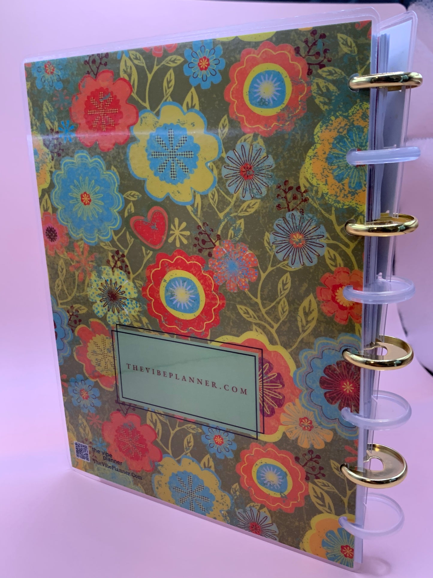 Bohemian Afro and Panther Notebook - Discbound - The Vibe Planner