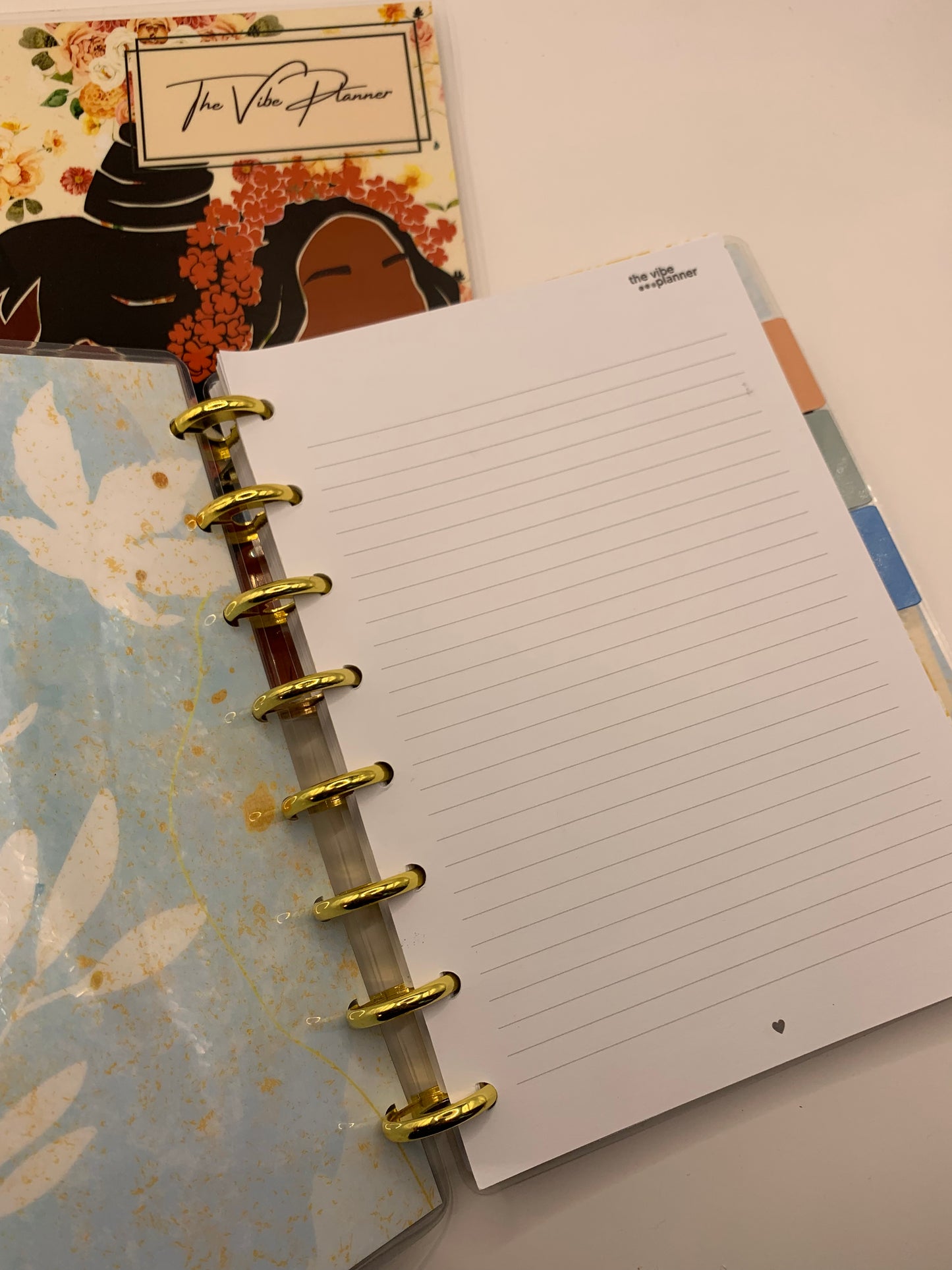 Bohemian Afro and Panther Notebook - Discbound - The Vibe Planner