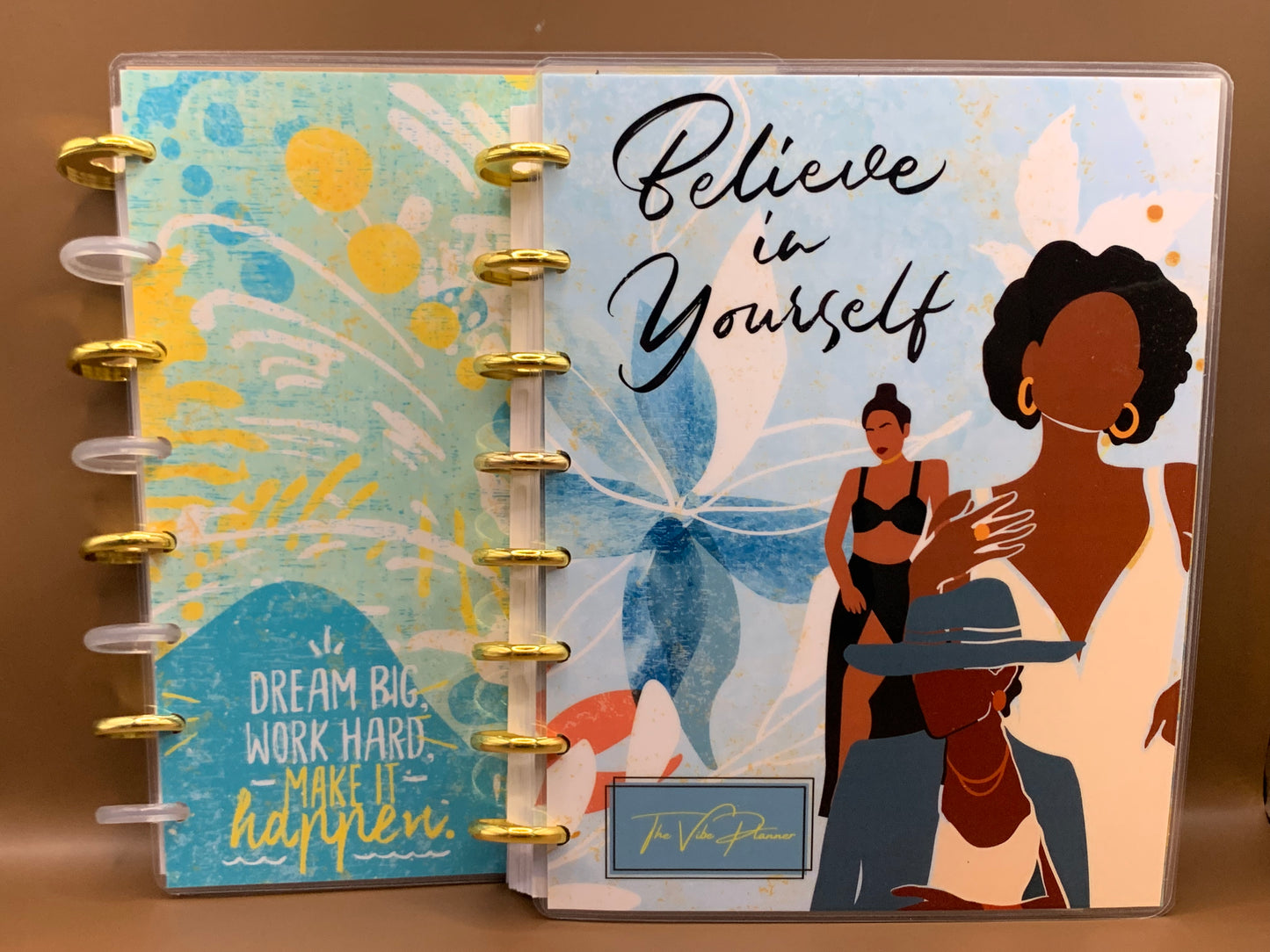 Believe in Yourself Notebook - Discbound - The Vibe Planner
