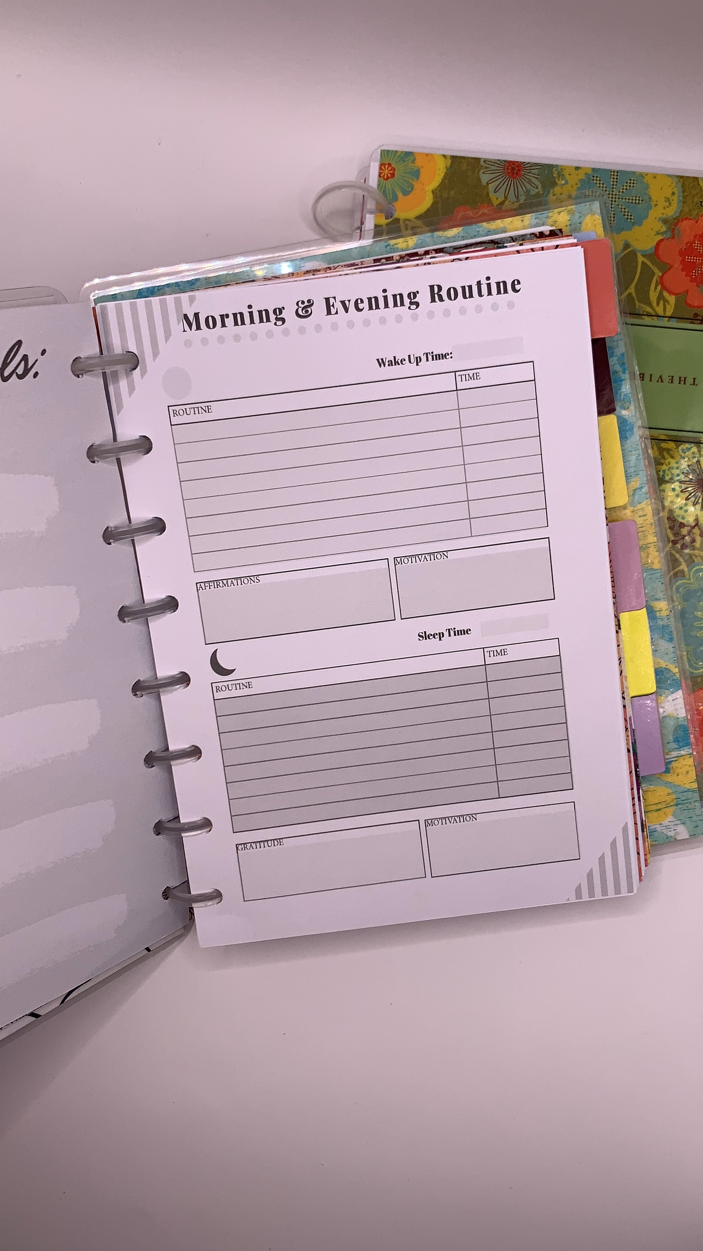 Bohemian Afro and Panther Notebook - Discbound - The Vibe Planner