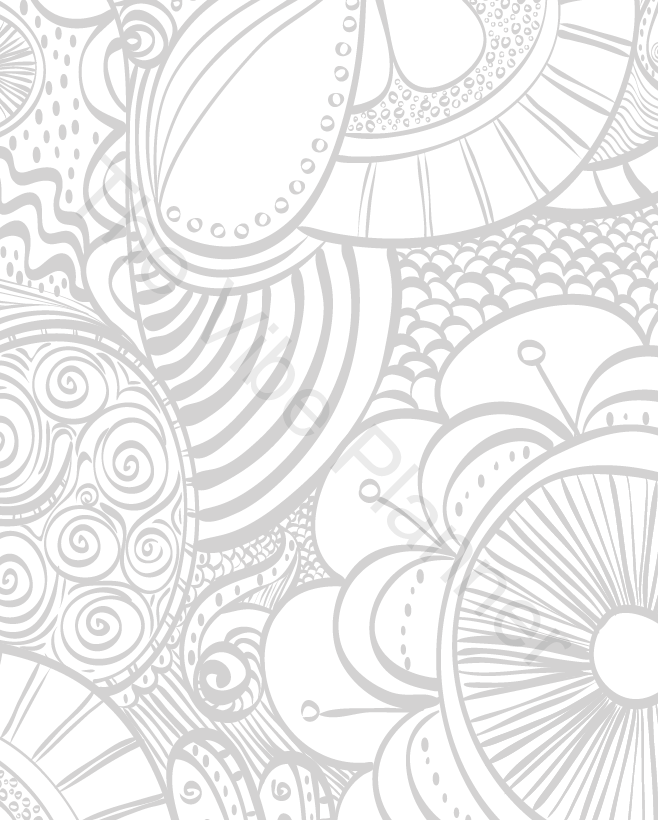 Printable Adult Coloring Book | Stress Relieving Patterns - The Vibe Planner