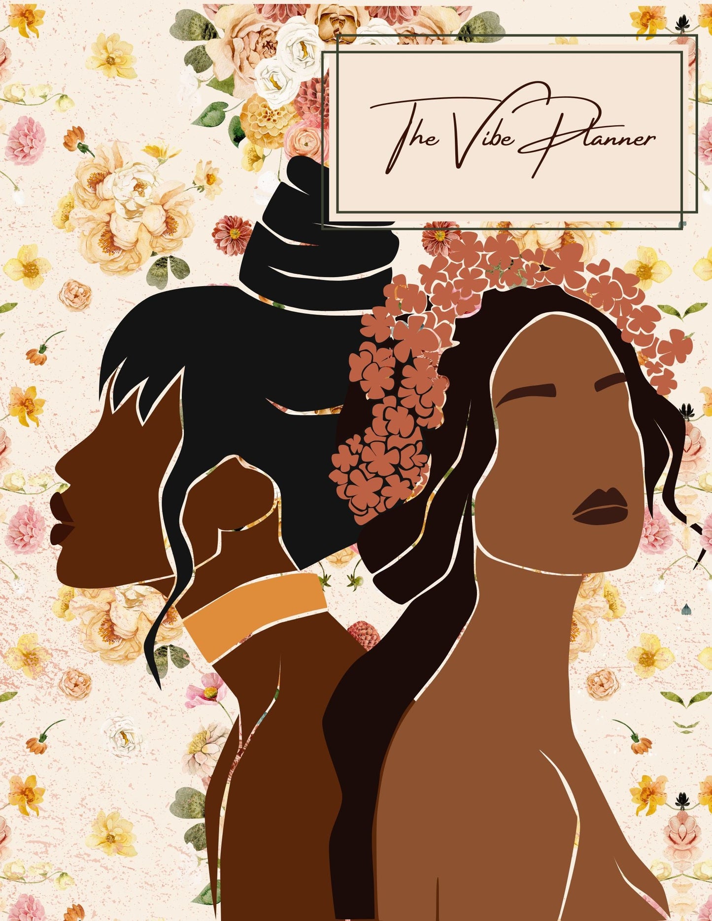 Cream and Strawberries Notebook - Discbound - The Vibe Planner