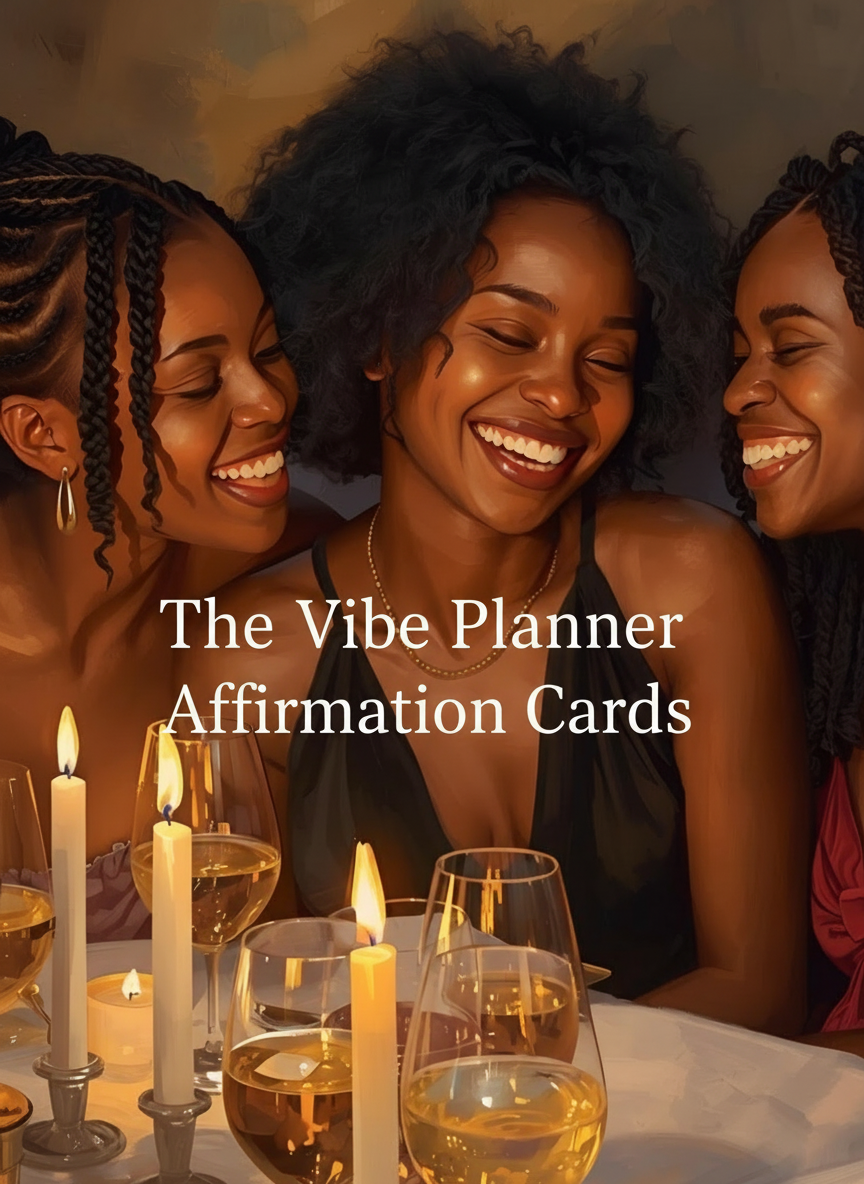 Three women laughing together at a dinner table with candles and wine glasses.